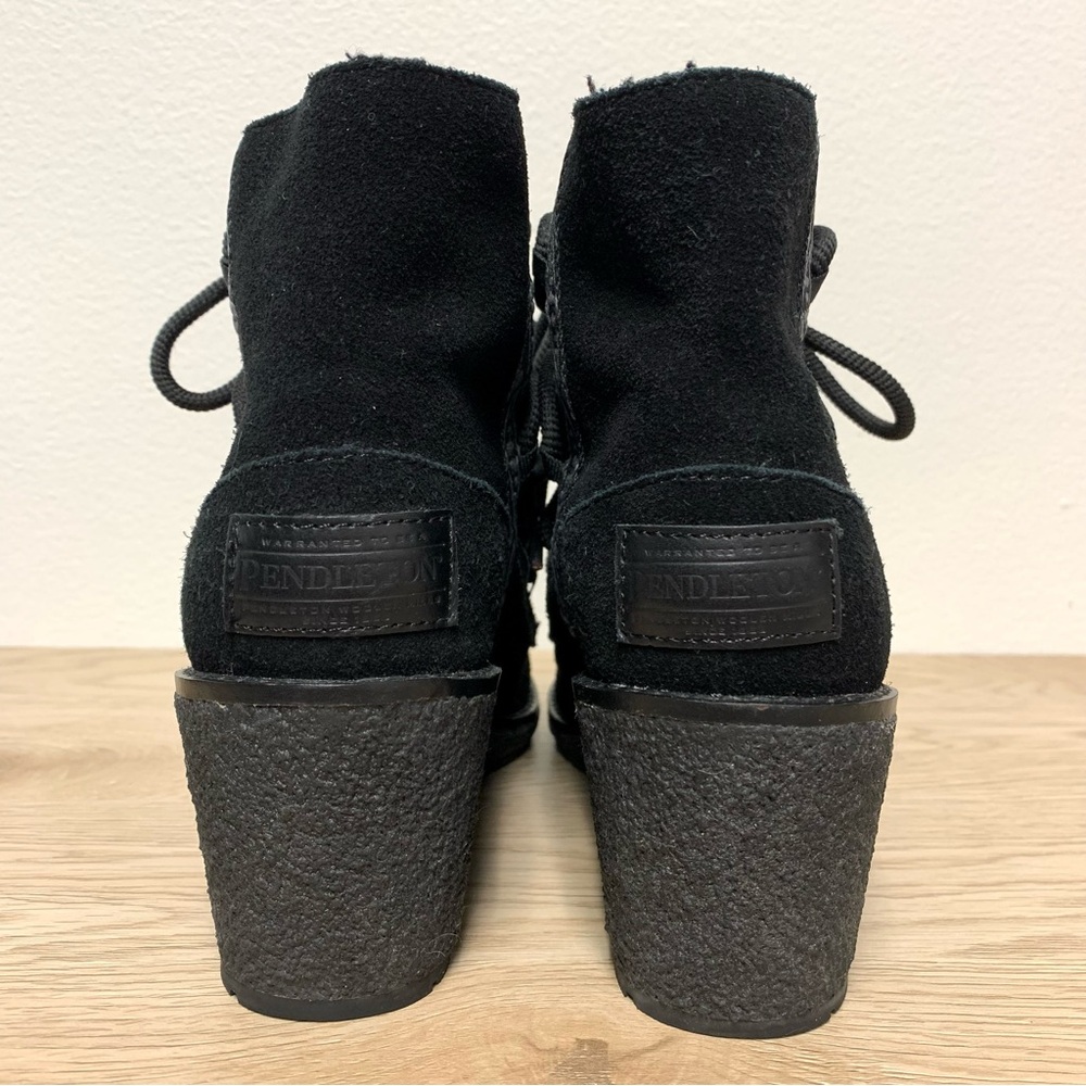 Pendleton Islegate Lace-Up Wedge Bootie Boots Siz… - image 8